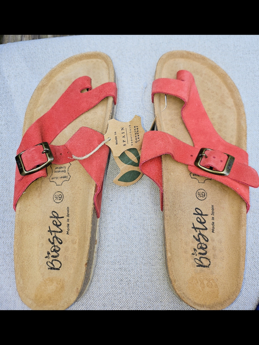 Biostep Coral Leather Women's Comfort Sandals